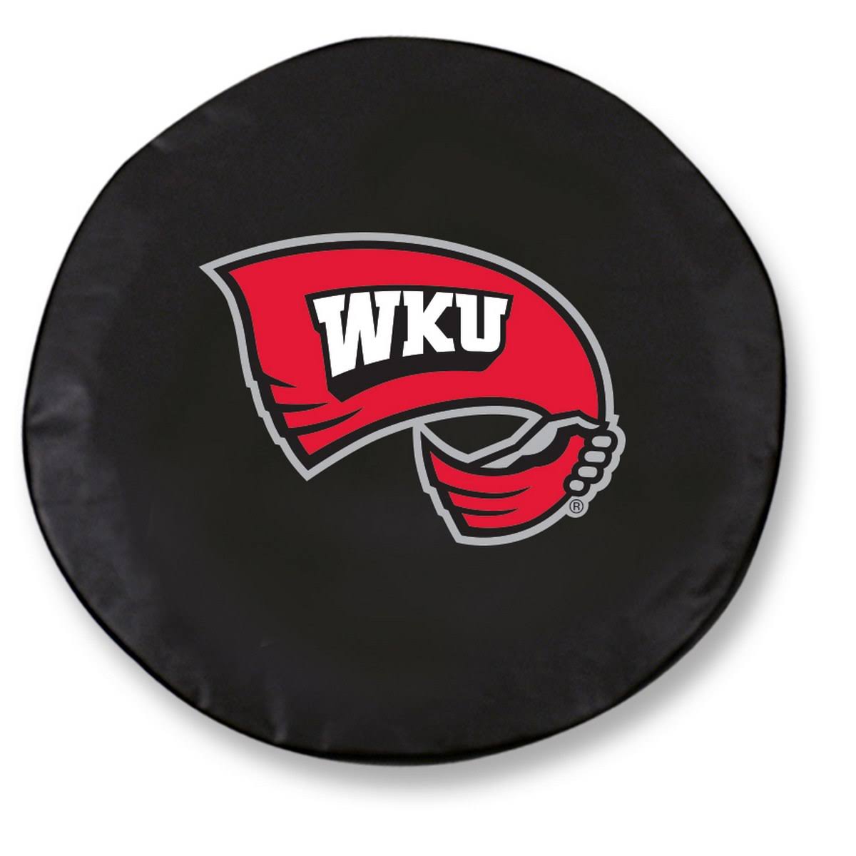 Black Vinyl Fitted Car Tire Cover J722190