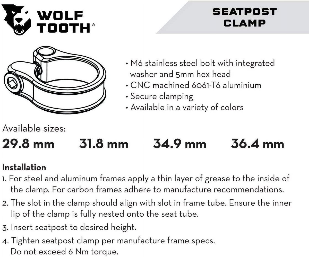 Seatpost Clamp V598