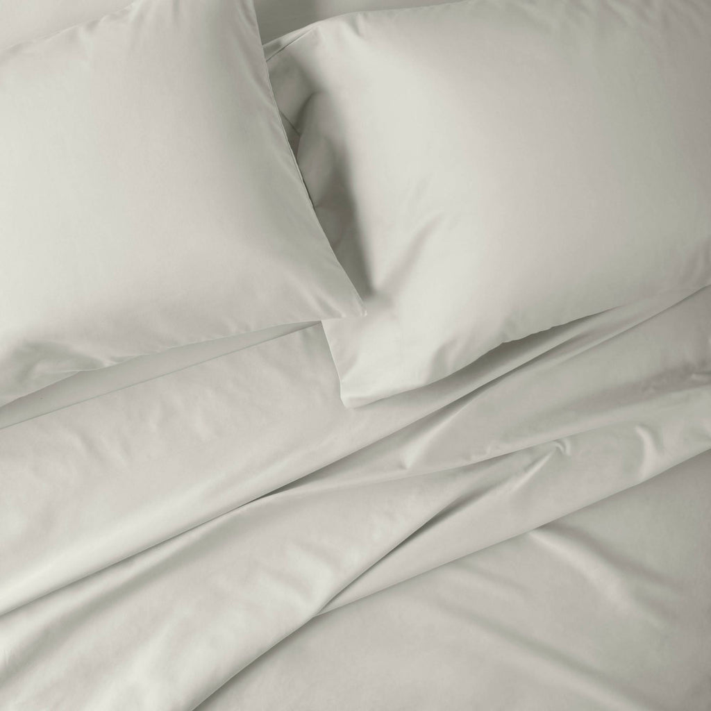 California King 500 Thread Count Washed Supima Sateen Solid Sheet Set Z849