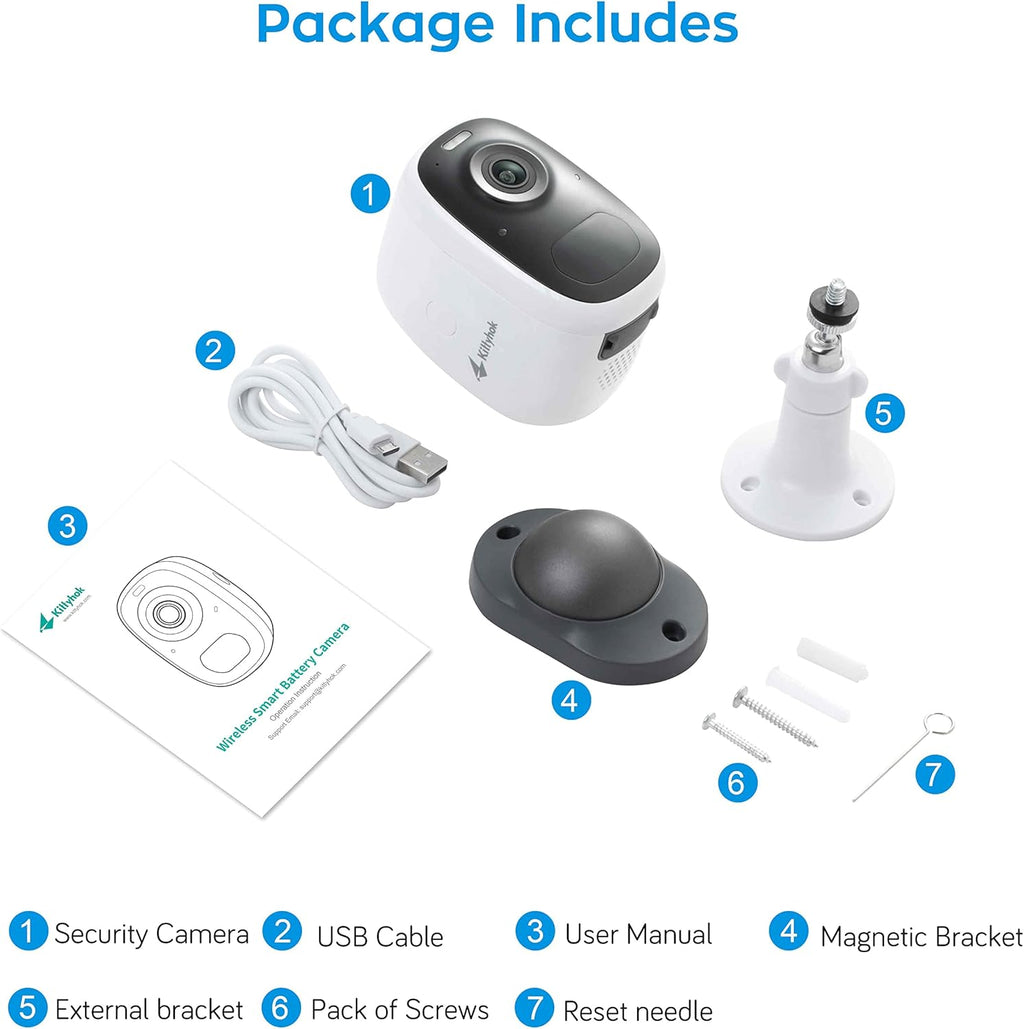 2K Outdoor Wireless Security Camera with Spotlight M5205