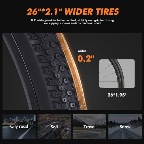 26" Step-Through Electric Bike with Removable Battery V246