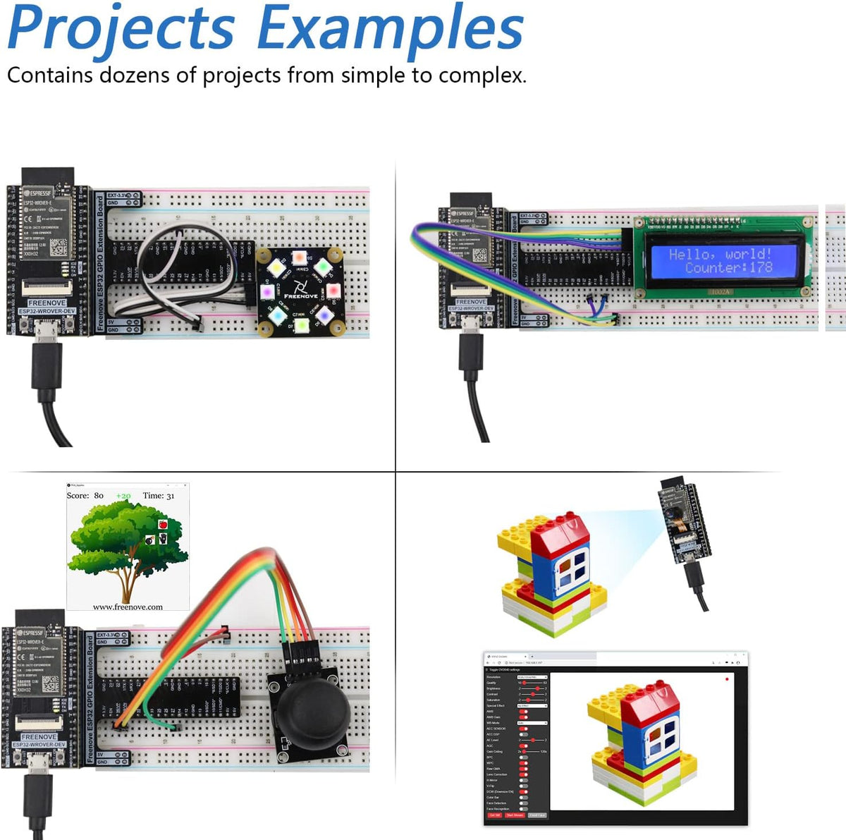 ESP32-WROVER Starter Kit with Camera Wi-Fi Bluetooth D294767