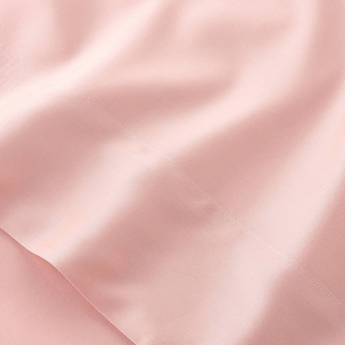 California King 400 Thread Count Washed Lyocell Solid Sheet Set Blush E18388