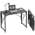 Folding Desk 31.5" Portable Space Saving G667