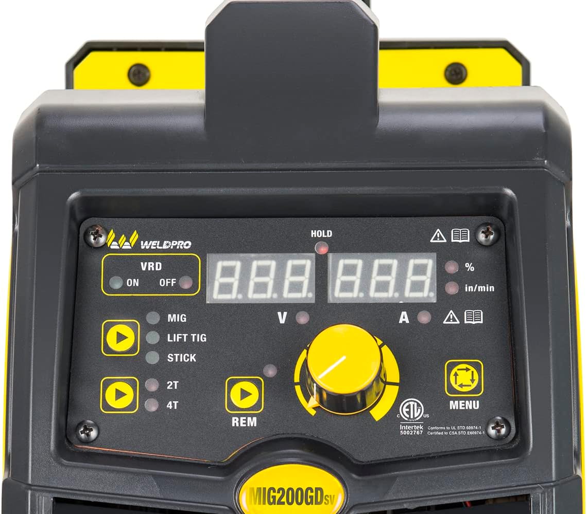 200 Amp Inverter Multi Process Welder Dual Voltage 220V/110V Mig Tig Arc Stick 3 in 1 Welding Machine A10026