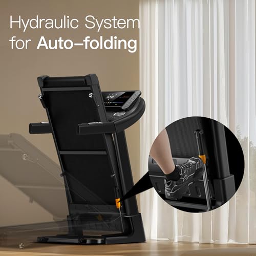 Home Folding Treadmill with Pulse Sensor, 2.5 HP, 7.5 MPH, 265 LBS Capacity K2178