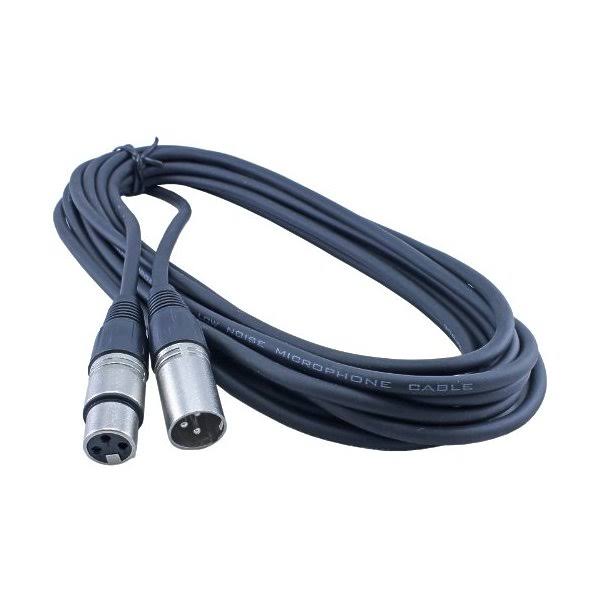 50 ft Low Z Male to Female 3 Pin XLR Microphone Cable N390
