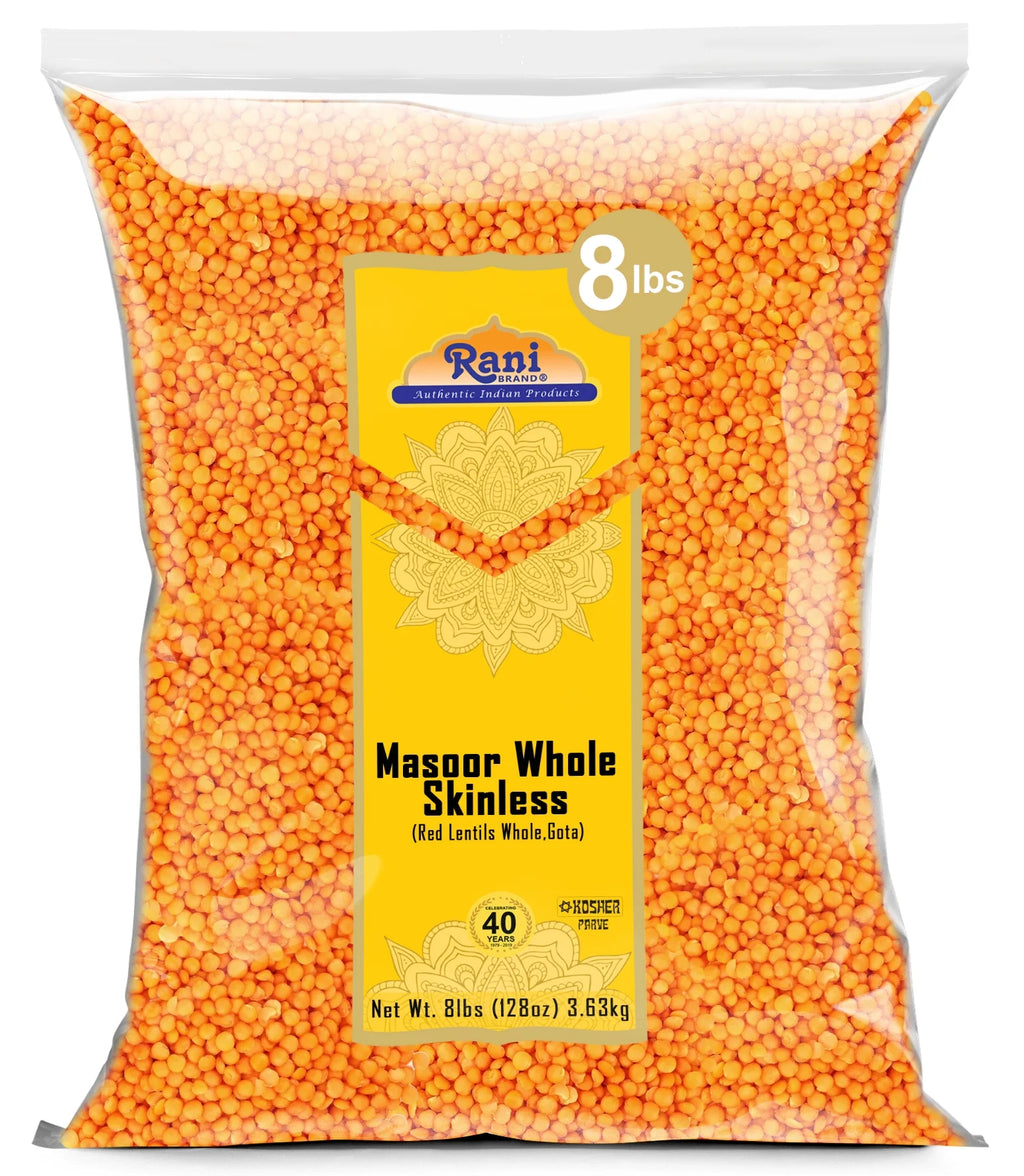 Red Lentils 128oz (8lbs) 3.63kg Bulk V1785