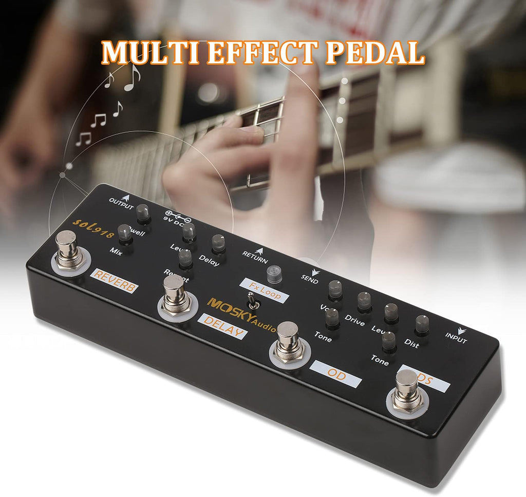 5-in-1 Multi Effect Guitar Pedal H9707