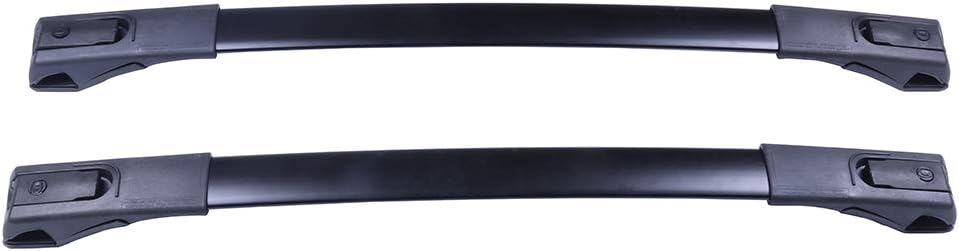 Roof Rack Cross Bars Cargo Bars Black Pack of 2 D191