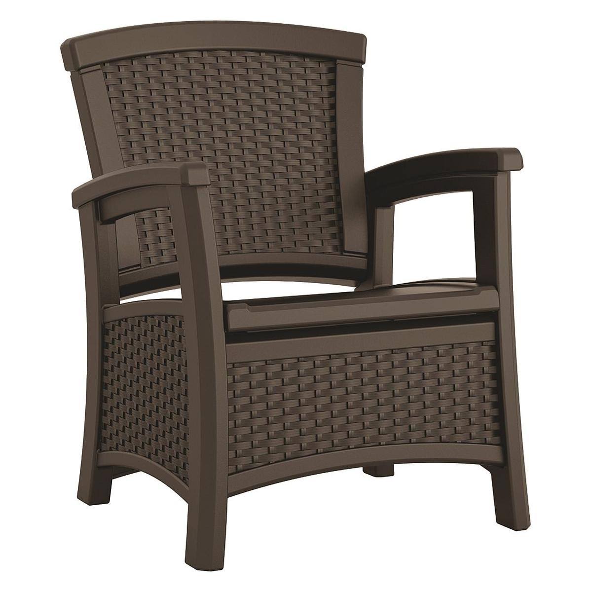 Brown Plastic Ergonomic Club Chair X91386