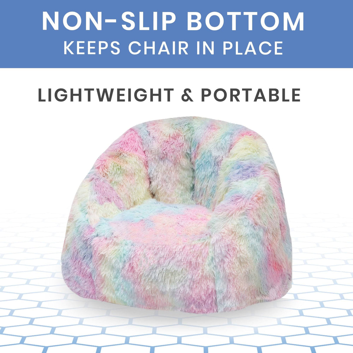 Tie Dye Fluffy Chair D2781