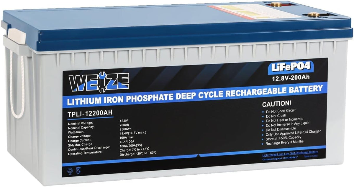 12V 200Ah LiFePO4 Lithium Battery with Smart BMS Y94763