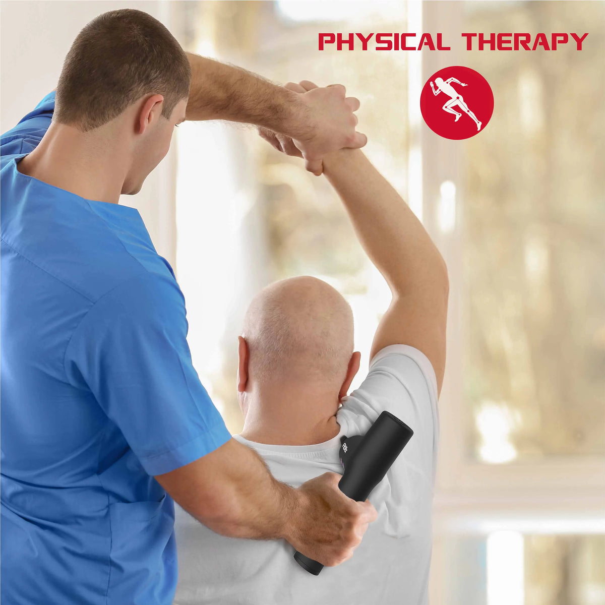 Handheld Percussion Massage Gun with Attachments I8758