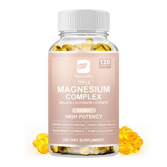 Triple Magnesium Complex Supplement 120 Capsules S355