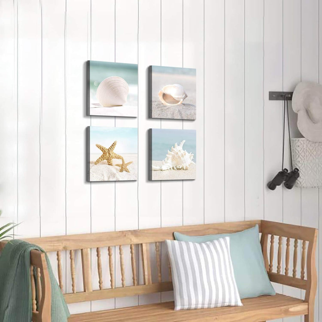 Canvas Wall Art 12W x 12H 4 PCS E5669