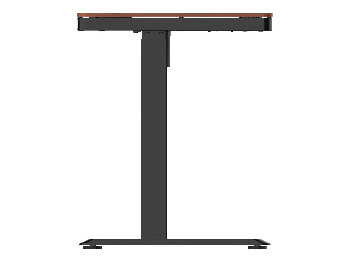Sit/standing desk electric height adjustment walnut V23552