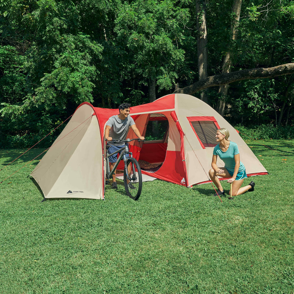 6 Person Dome Tent with Sitting Area 15 ft. x 11 ft. Y412