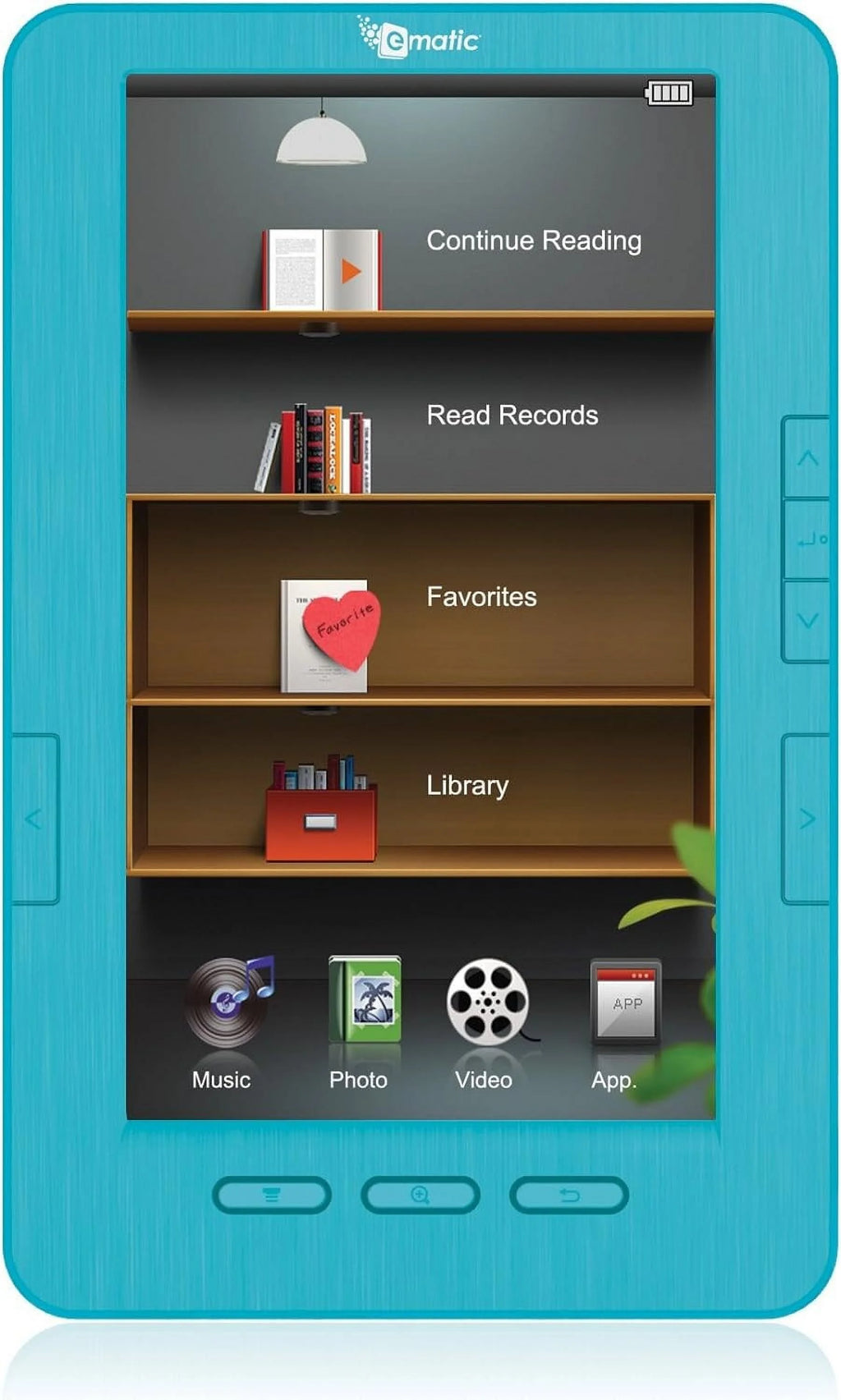 7" eBook Reader with Video Playback, Music Playback, FM Radio B2578