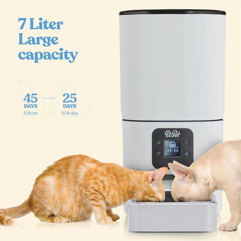 6-L Automatic Cat Food Dispenser with LCD Screen S169577