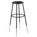 Black Vinyl Adjustable Height Padded Stool M321138