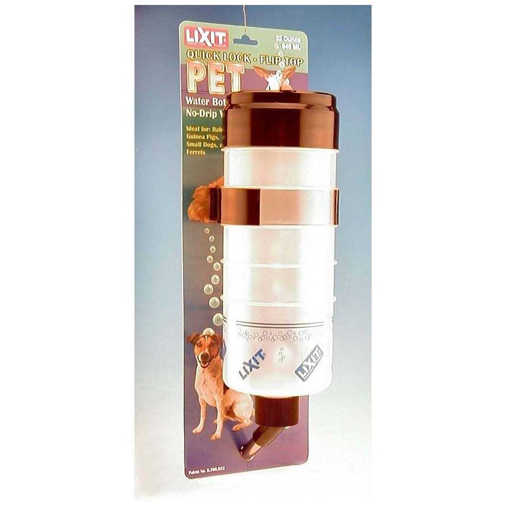 Quick Lock Flip Top Water Bottle with Valve F75533