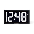 10-Inch LED Digital Clock with Auto Dimming White N9007