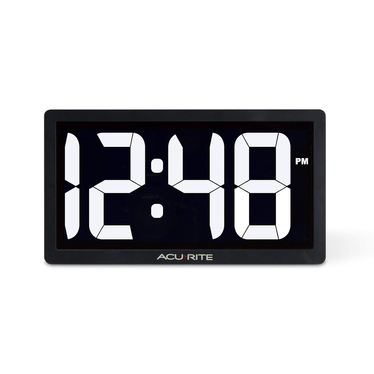 10-Inch LED Digital Clock with Auto Dimming White N9007