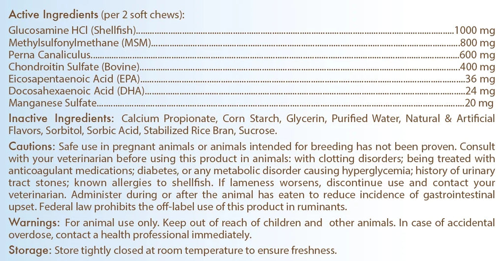 Dog Hip & Joint Soft Chews 50 Count K990