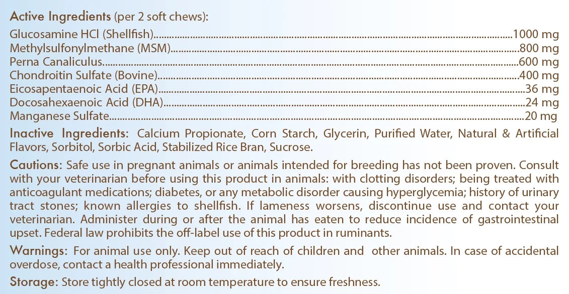 Dog Hip & Joint Soft Chews 50 Count K990