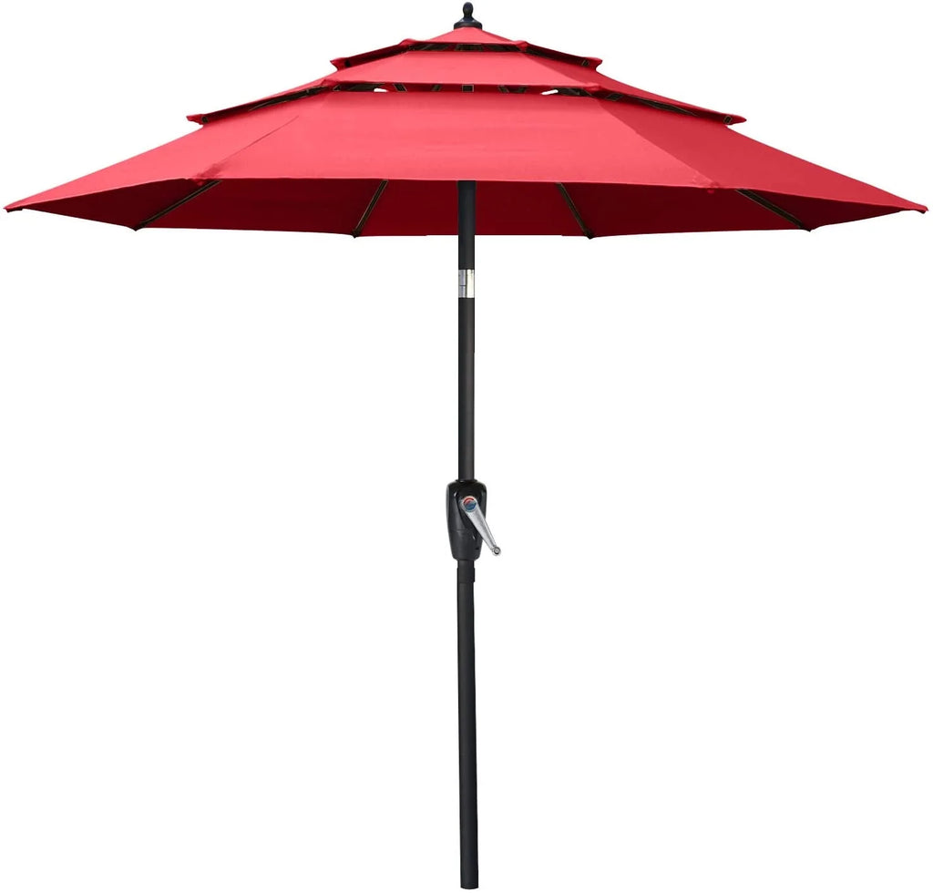 7.5FT Patio Umbrella with Push Button Tilt Y735083