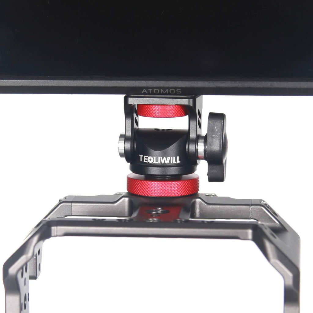 Mini Ball Head Hot Shoe Monitor Mount Holder for Camera DSLR Camera Bracket Accessories V236307