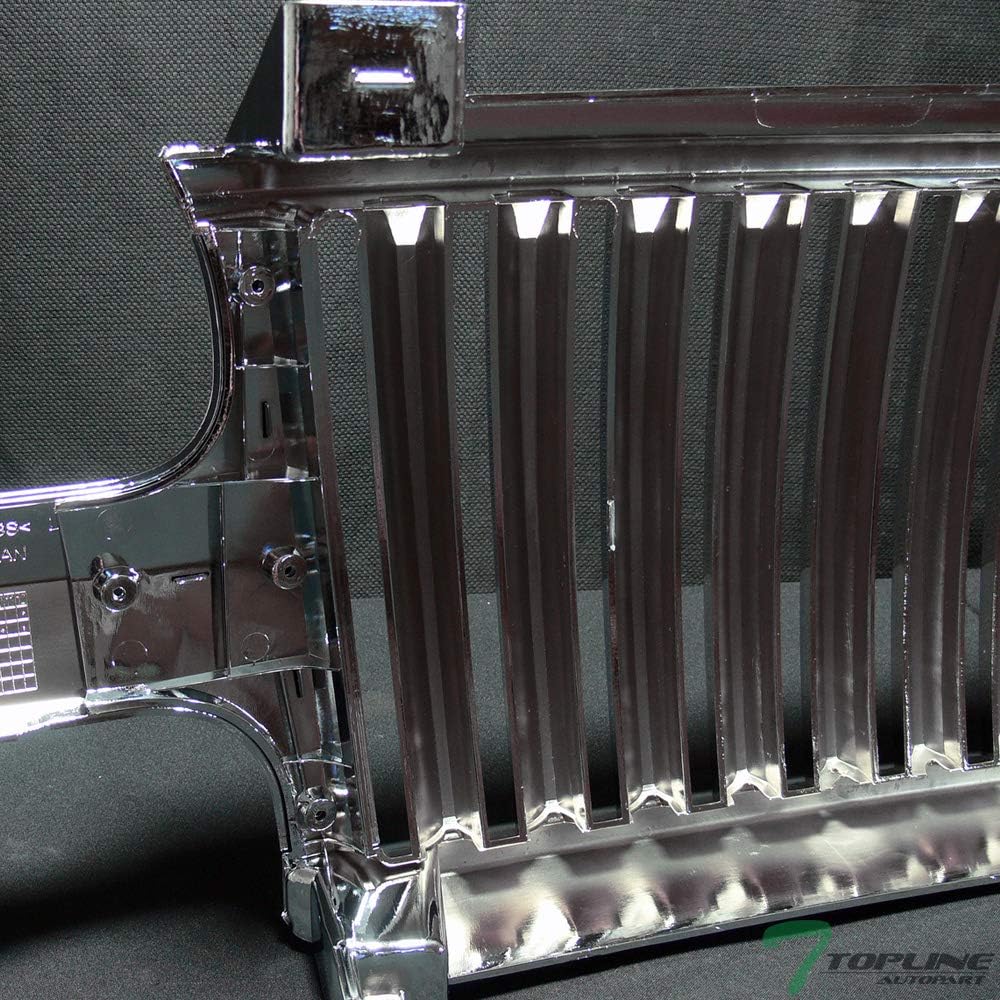 Chrome Front Hood Bumper Grill Grille ABS For Chevy Silverado Tahoe Suburban S704