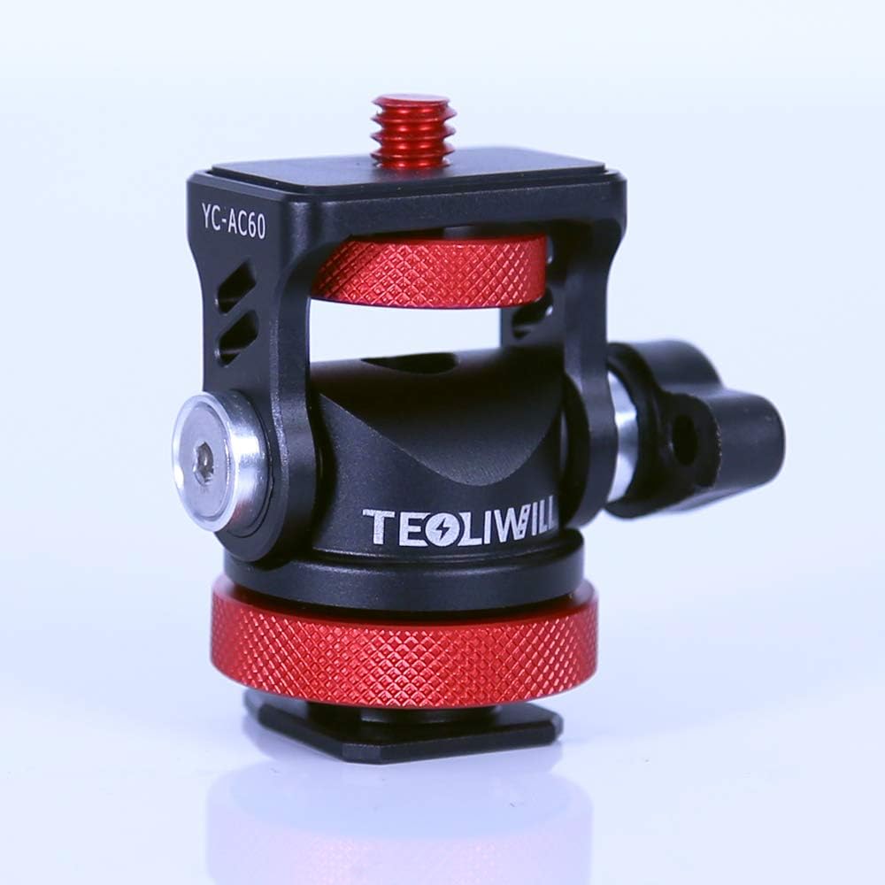 Mini Ball Head Hot Shoe Monitor Mount Holder for Camera DSLR Camera Bracket Accessories V236307
