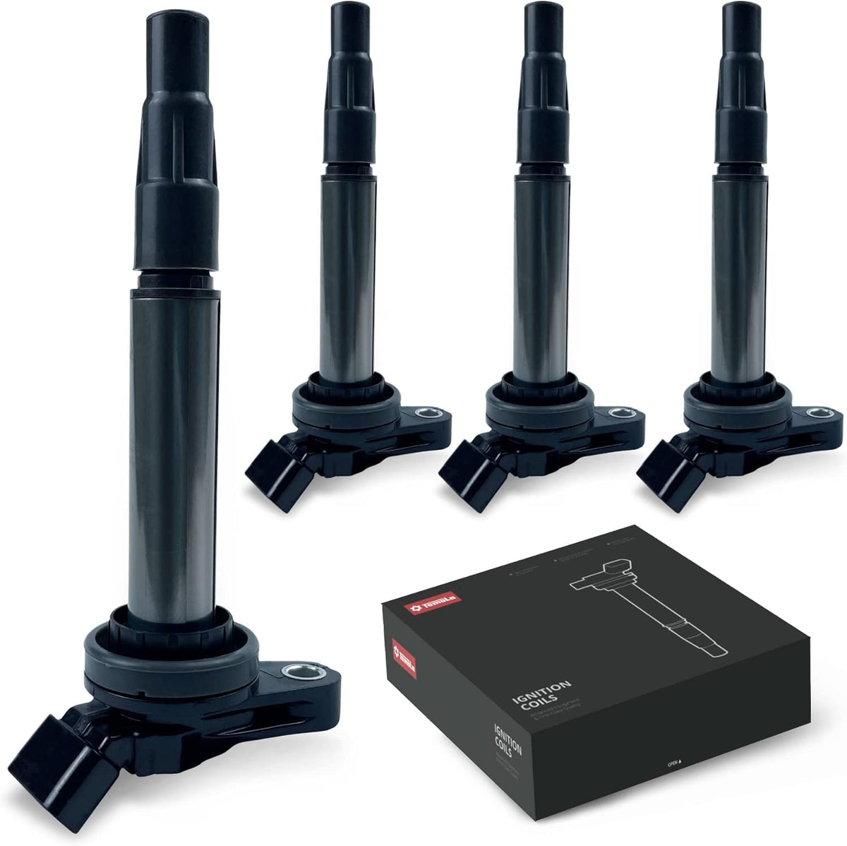 Set of 4 Ignition Coil for Toyota Corolla iM Matrix Prius Plug-In V, Lexus CT200h, Pontiac Vibe, Scion iM xD W488929