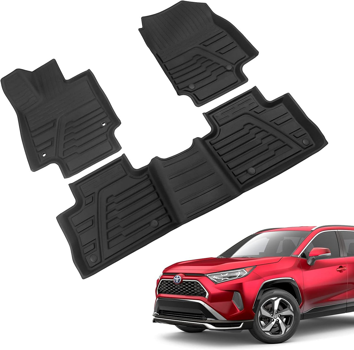 Toyota RAV4 Floor Mats and Rear Cargo Mat J8105