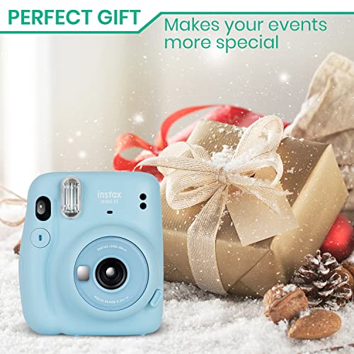 Charcoal Gray Instant Camera with Instant Mini Film and Accessories J94841