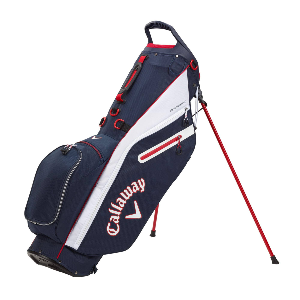 Navy/White/Red Fairway C Stand Bag M770