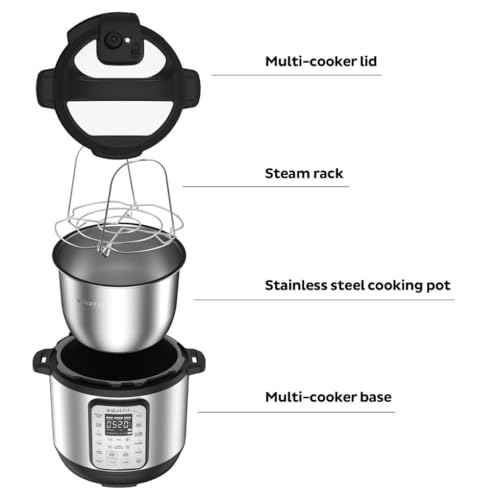 9-in-1 Stainless Steel 6 Quarts Multicooker A14009