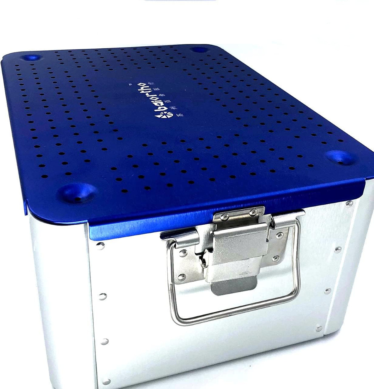Aluminium Alloy Sterilization Tray Case with 3 Inner Trays D408889