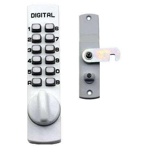 Mechanical Keyless Cabinet Surface Mount Cam Lock - Bright Brass F601524