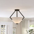 Mahogany Bronze 2-Light Semi Flush Mount B597401