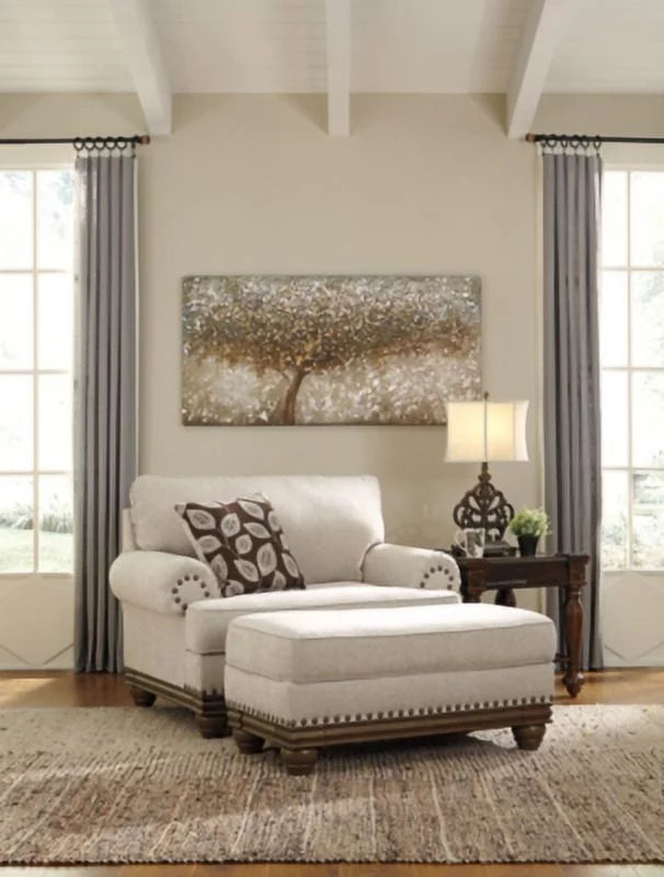 Chenille Ottoman G515179