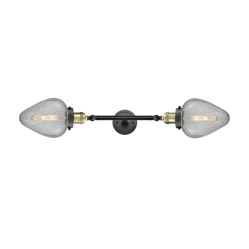 2 Light Antique Brass Bath Vanity Light X3138