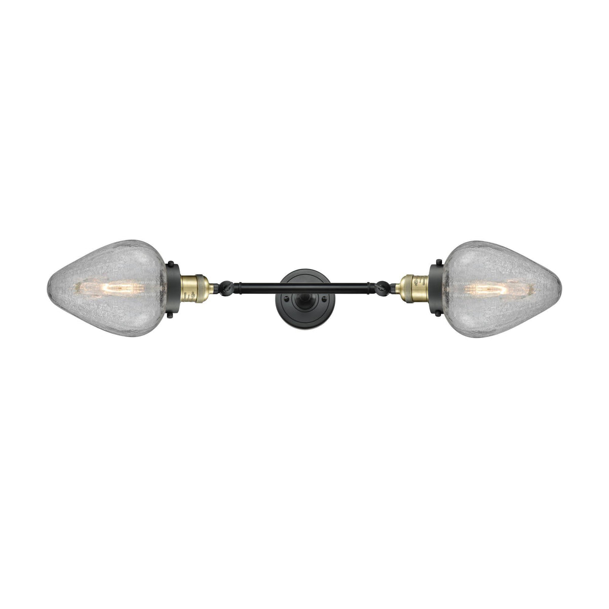 2 Light Antique Brass Bath Vanity Light X3138