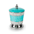 Aqua Covered Canister C55600