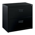 2 Drawer Black Metal File Cabinet S27099