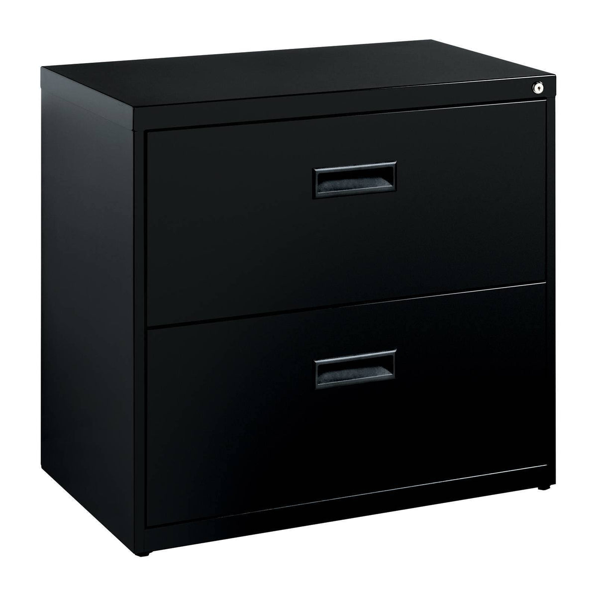 2 Drawer Black Metal File Cabinet S27099