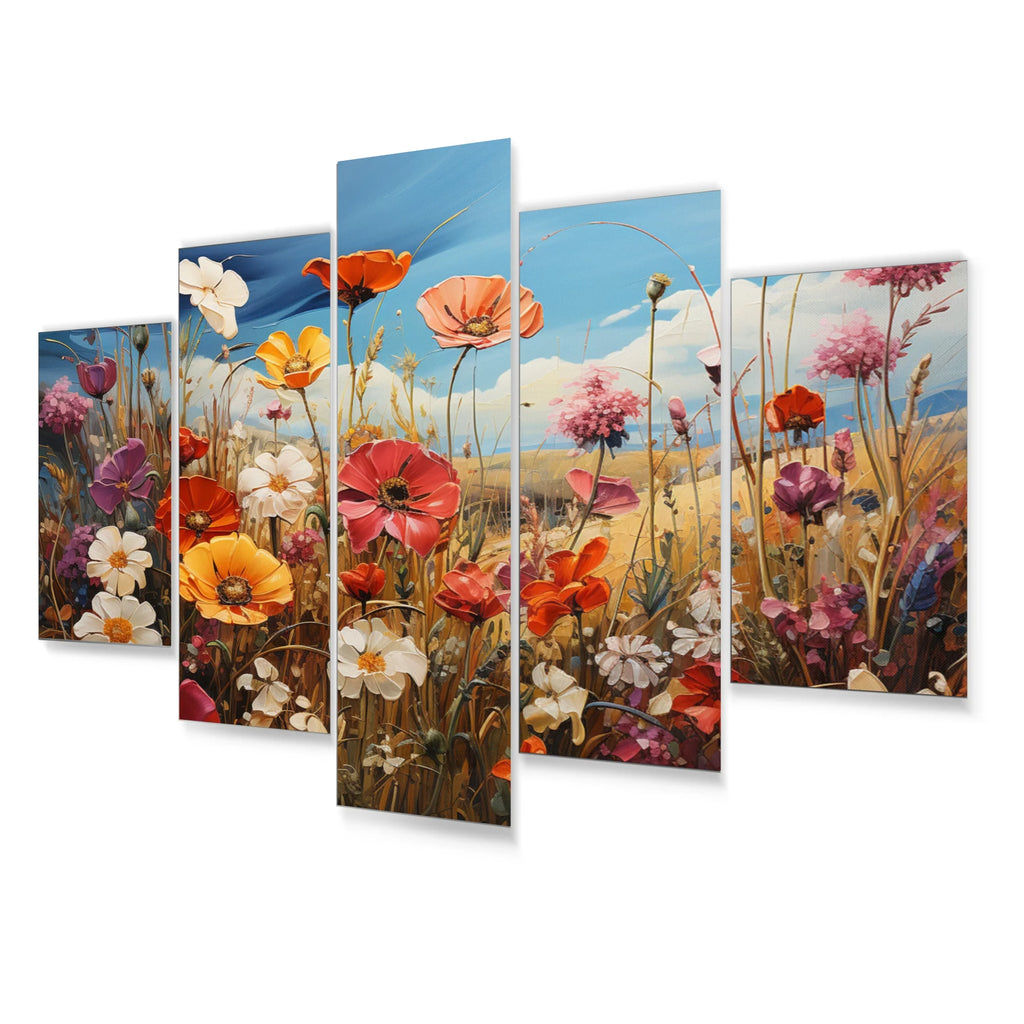 Floral Metal Wall Décor Set N71807