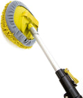 Wall Duster with Telescoping Pole and Chenille Microfiber Cleaning Head A778325